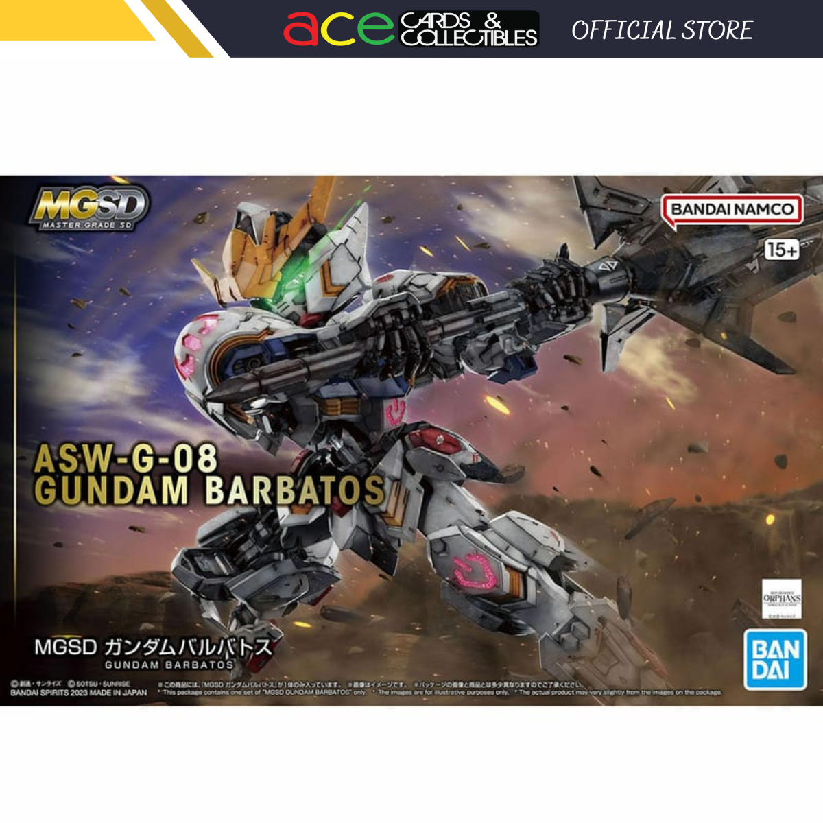 Gunpla MGSD Gundam Barbatos-Bandai-Ace Cards & Collectibles