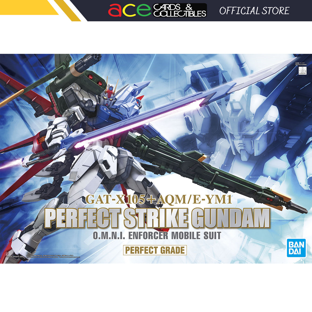 Gunpla PG 1/60 Gundam Seed Perfect Strike Gundam-Bandai-Ace Cards & Collectibles