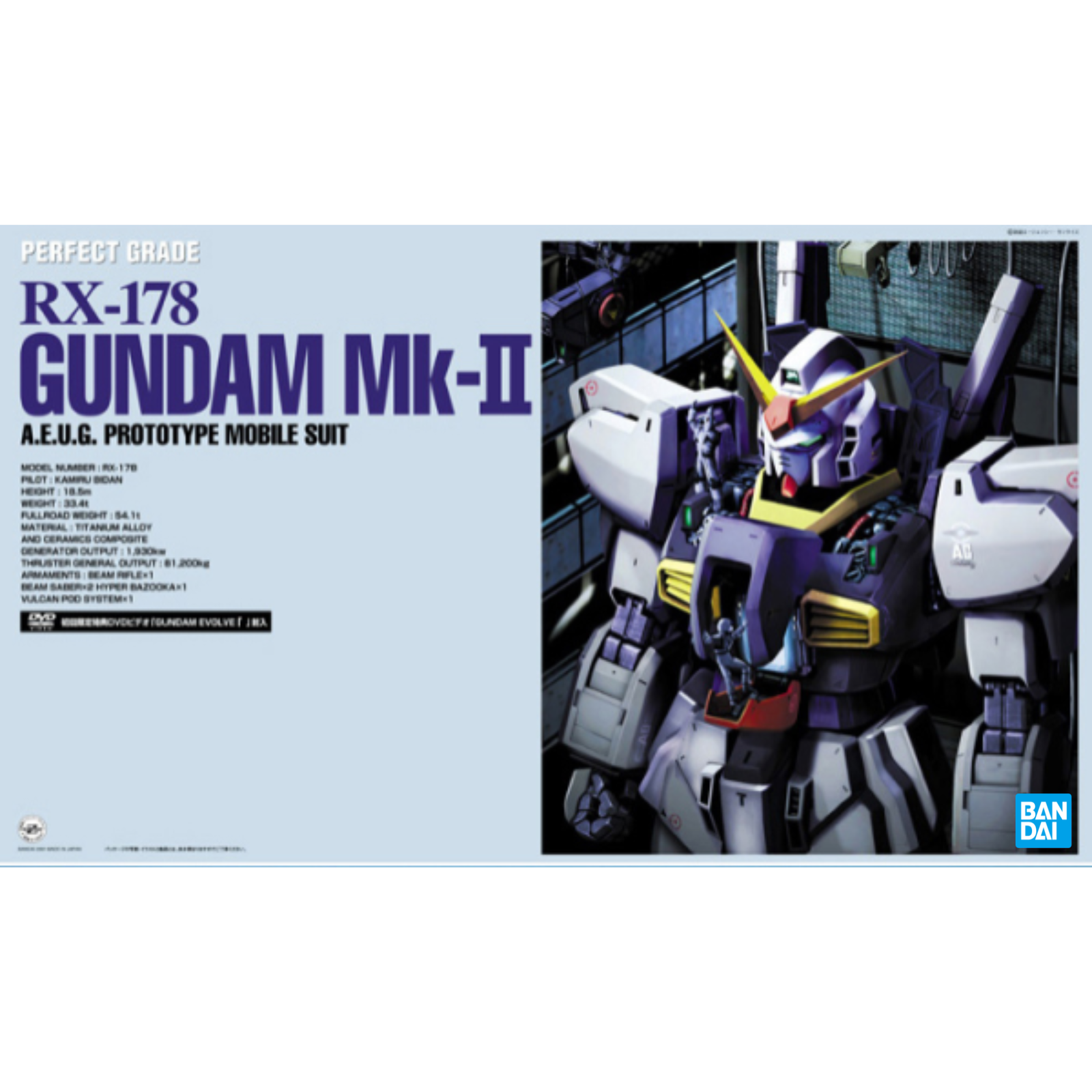 Gunpla PG 1/60 RX-178 Gundam MK-II A.E.U.G (White Ver.)-Bandai-Ace Cards & Collectibles