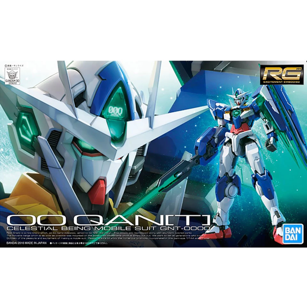 Gunpla RG 1/144 00 QAN[T]-Bandai-Ace Cards & Collectibles
