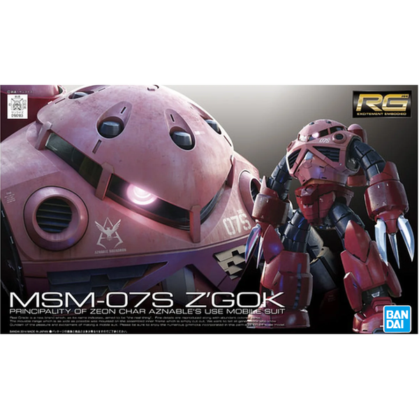 Gunpla RG 1/144 MSM-07S Char's Z'Gok-Bandai-Ace Cards & Collectibles