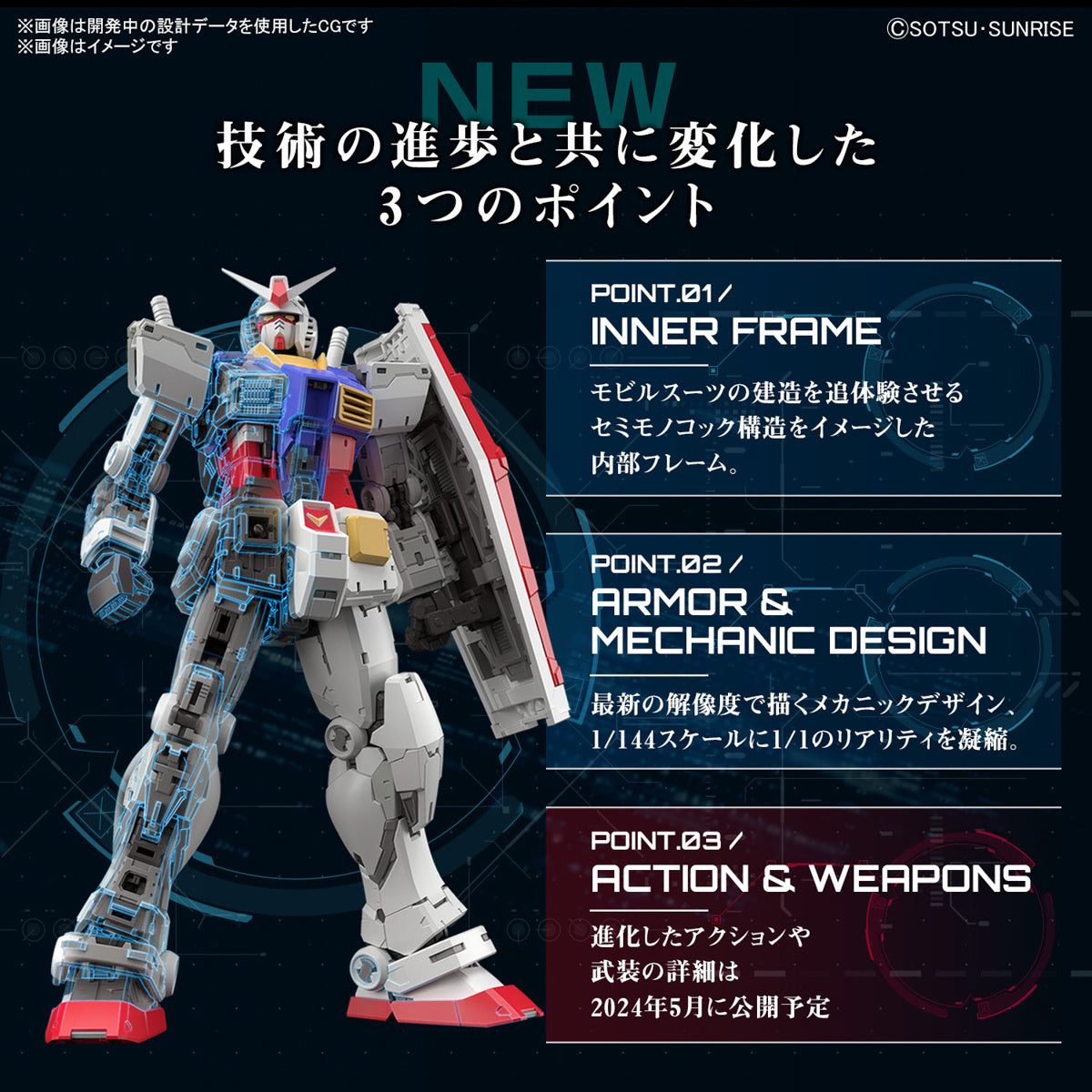 Gunpla RG 1/144 RX-78-2 Gundam Ver.2.0-Bandai-Ace Cards &amp; Collectibles