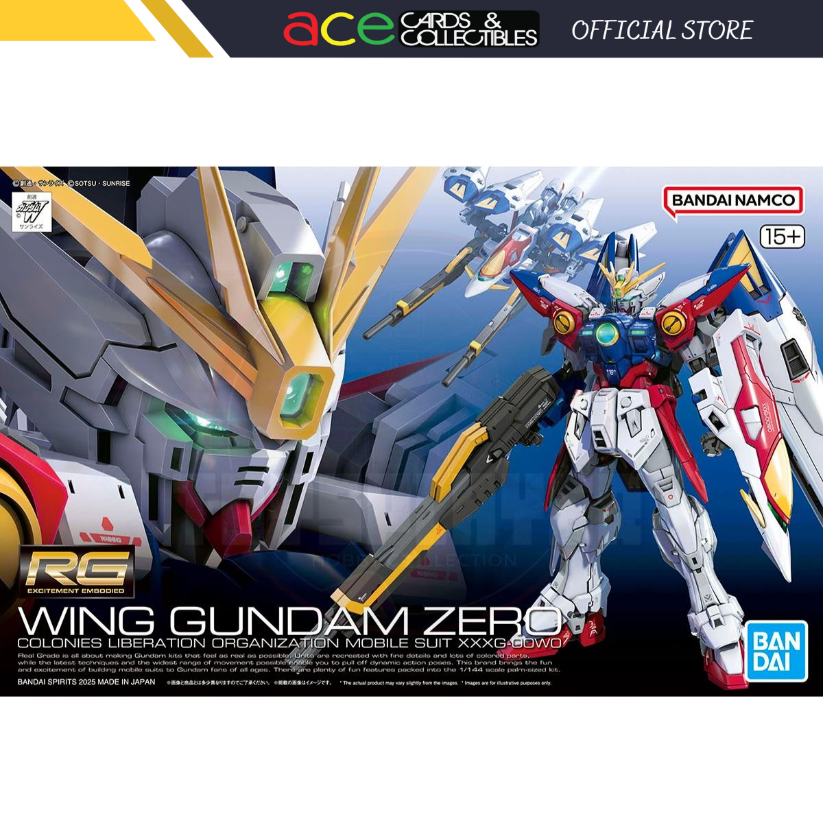 Gunpla RG 1/144 Wing Gundam Zero-Bandai-Ace Cards & Collectibles