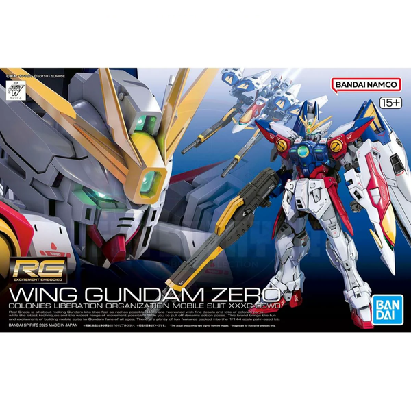 Gunpla RG 1/144 Wing Gundam Zero-Bandai-Ace Cards & Collectibles