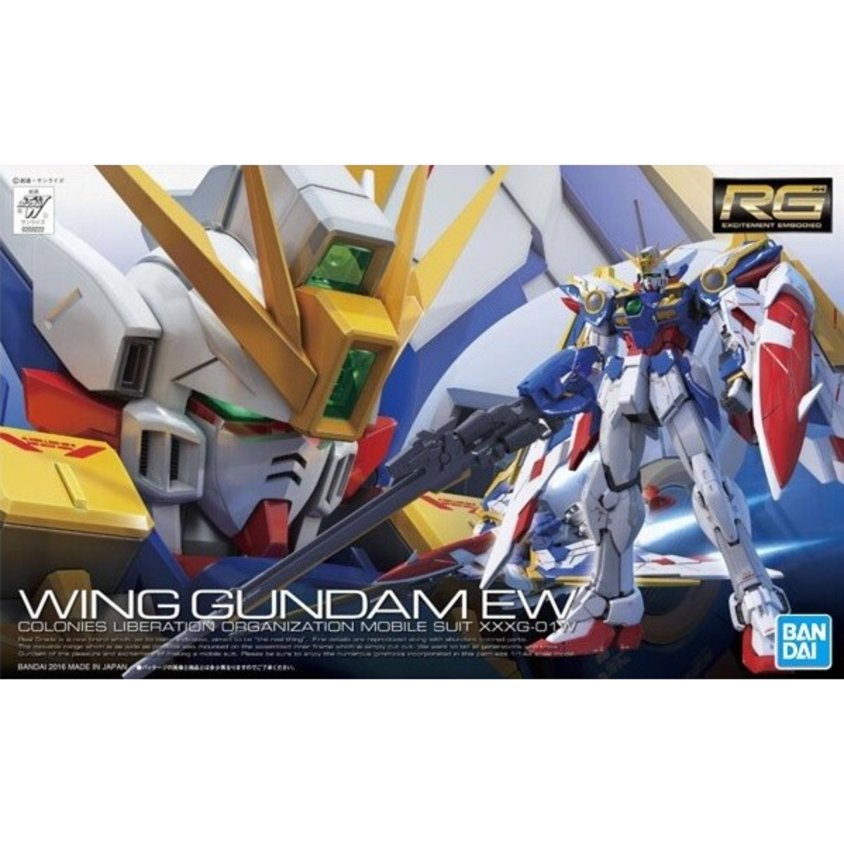 Gunpla RG XXXG-01W Wing Gundam EW ( Gundam Model Kits )-Bandai-Ace Cards & Collectibles