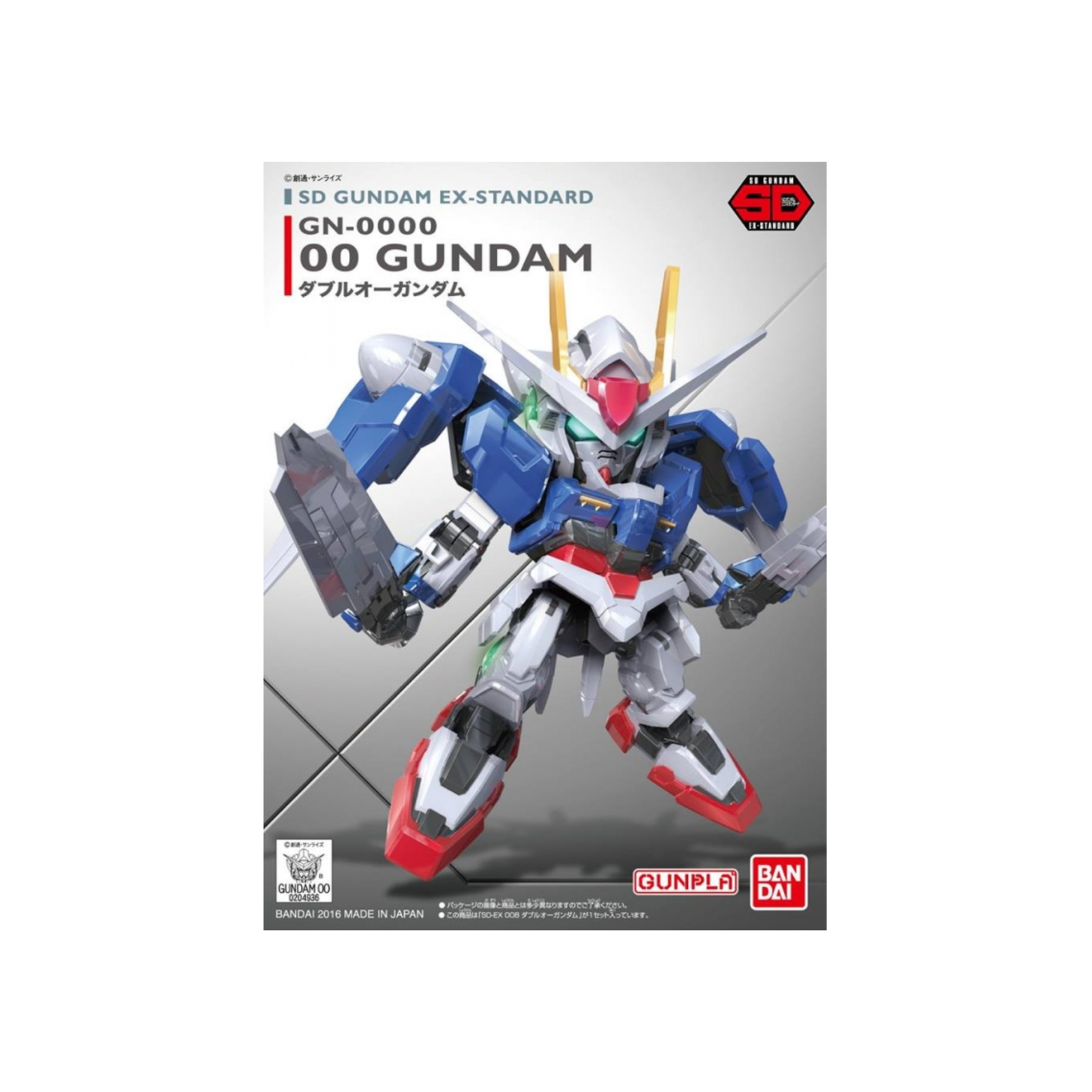 Gunpla SD Gundam EX-Standard 00 Gundam (Re-run)-Bandai-Ace Cards & Collectibles