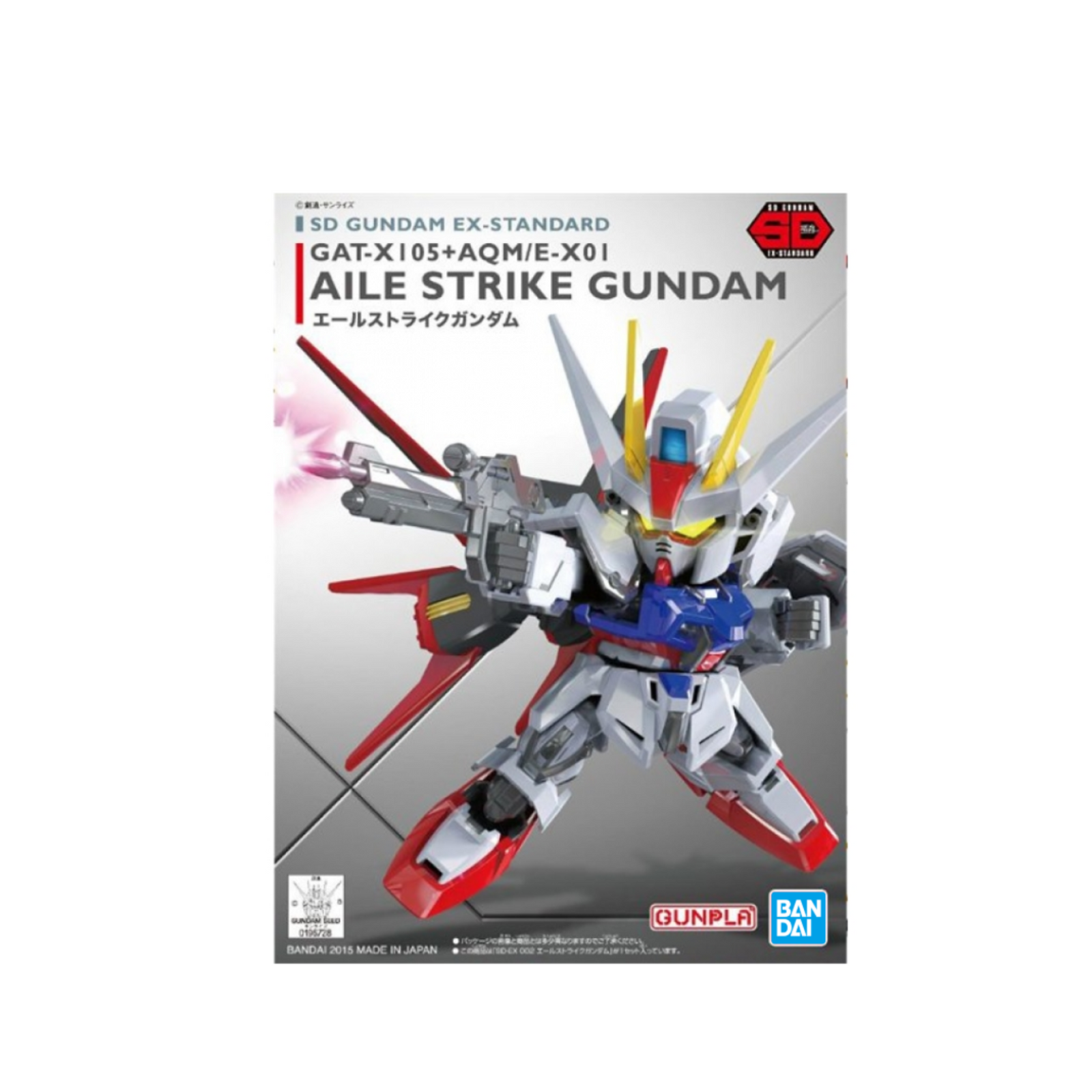 Gunpla SD Gundam EX-Standard Aile Strike Gundam-Bandai-Ace Cards & Collectibles