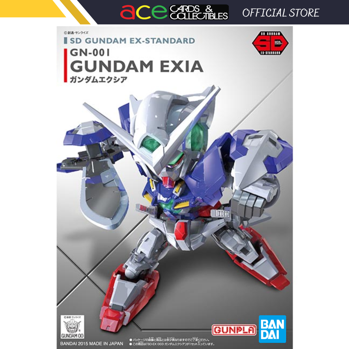 Gunpla SD Gundam EX-Standard Gundam Exia-Bandai-Ace Cards &amp; Collectibles