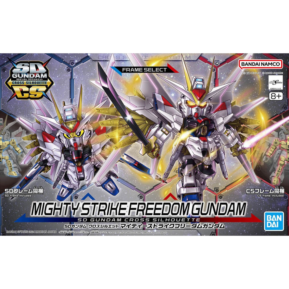 Gunpla SD Gundam Mighty Strike Freedom Gundam-Bandai-Ace Cards & Collectibles