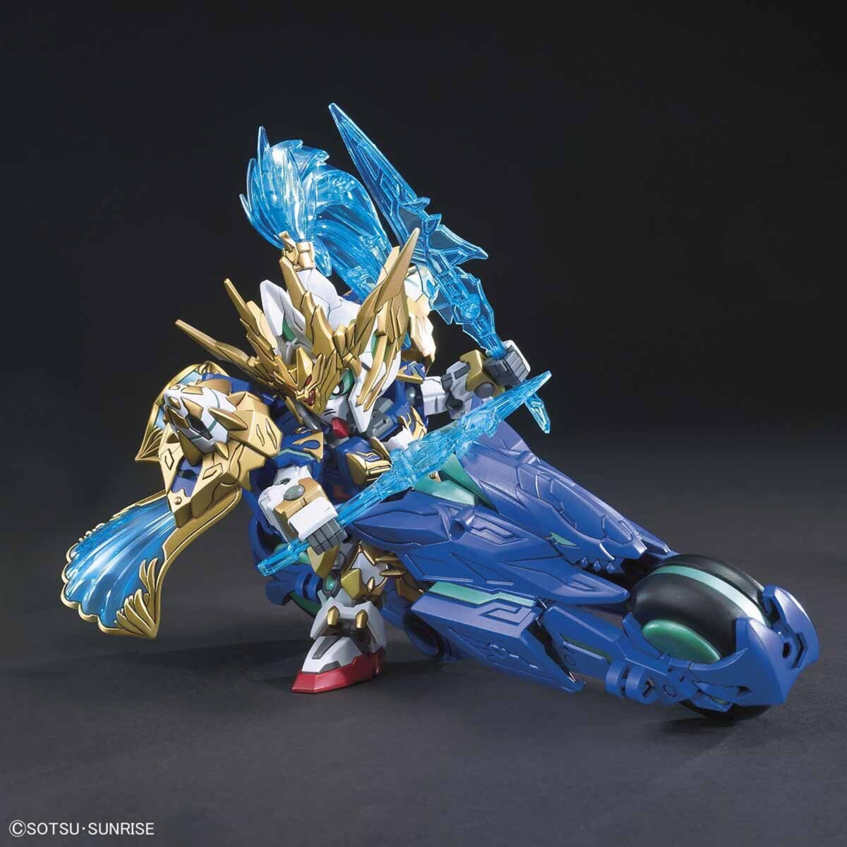 Gunpla SD Sangoku Soketsuden "Zhou Yun Gundam 00 & Bilongqu"-Bandai-Ace Cards & Collectibles