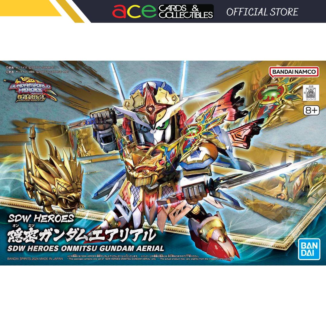 Gunpla SDW Onmitsu Gundam Aerial-Bandai-Ace Cards & Collectibles