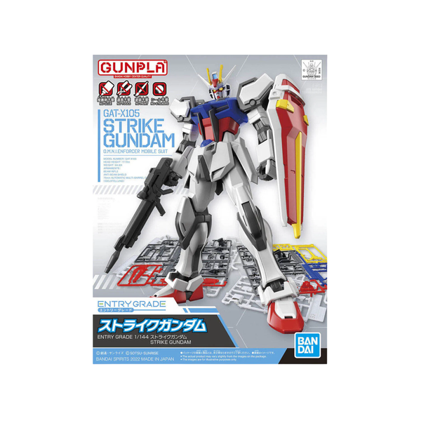 Gunpla Strike Gundam Entry Grade - GAT-X105-Bandai-Ace Cards & Collectibles