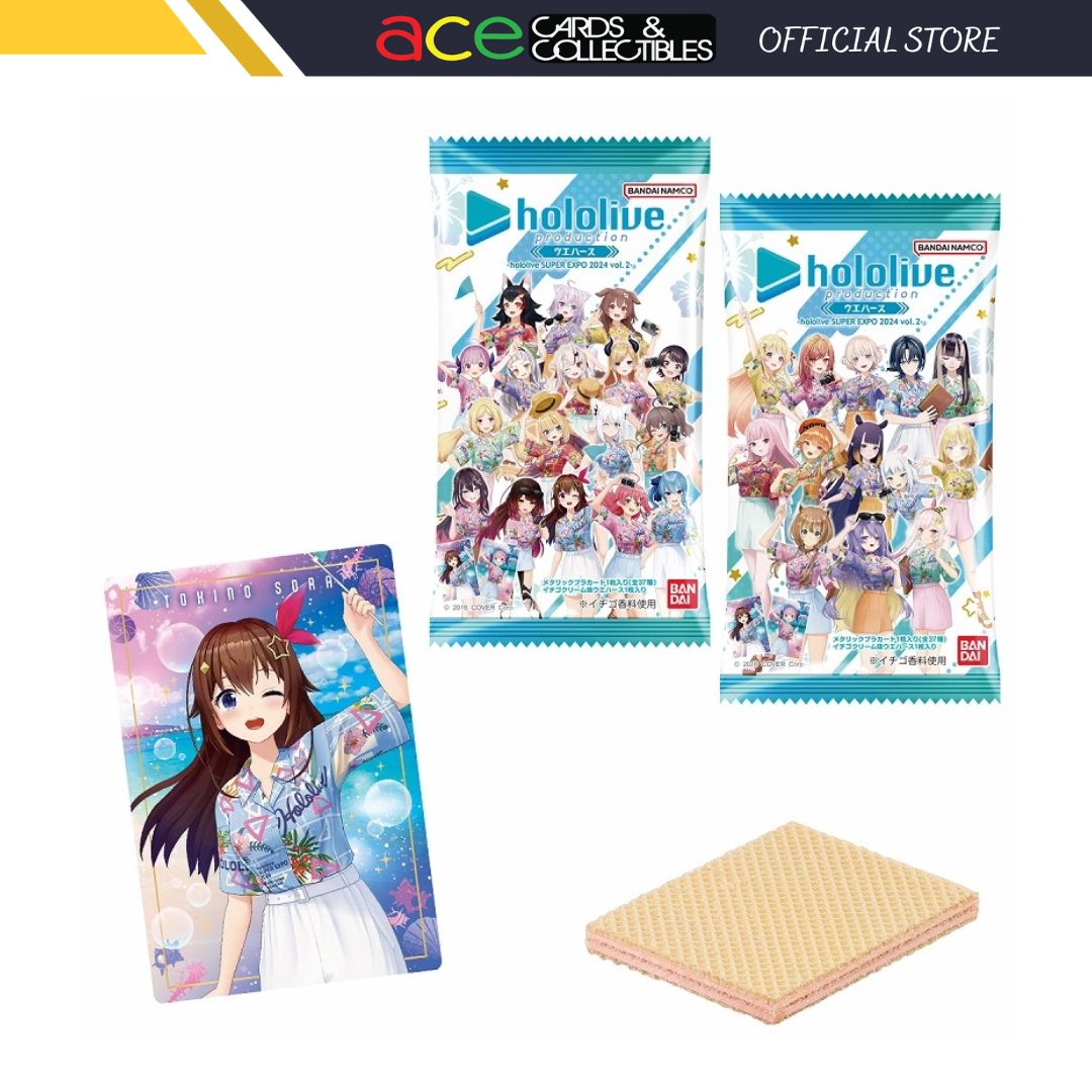 Hololive Production Wafer Vol.2-Single Pack (Random)-Bandai-Ace Cards & Collectibles
