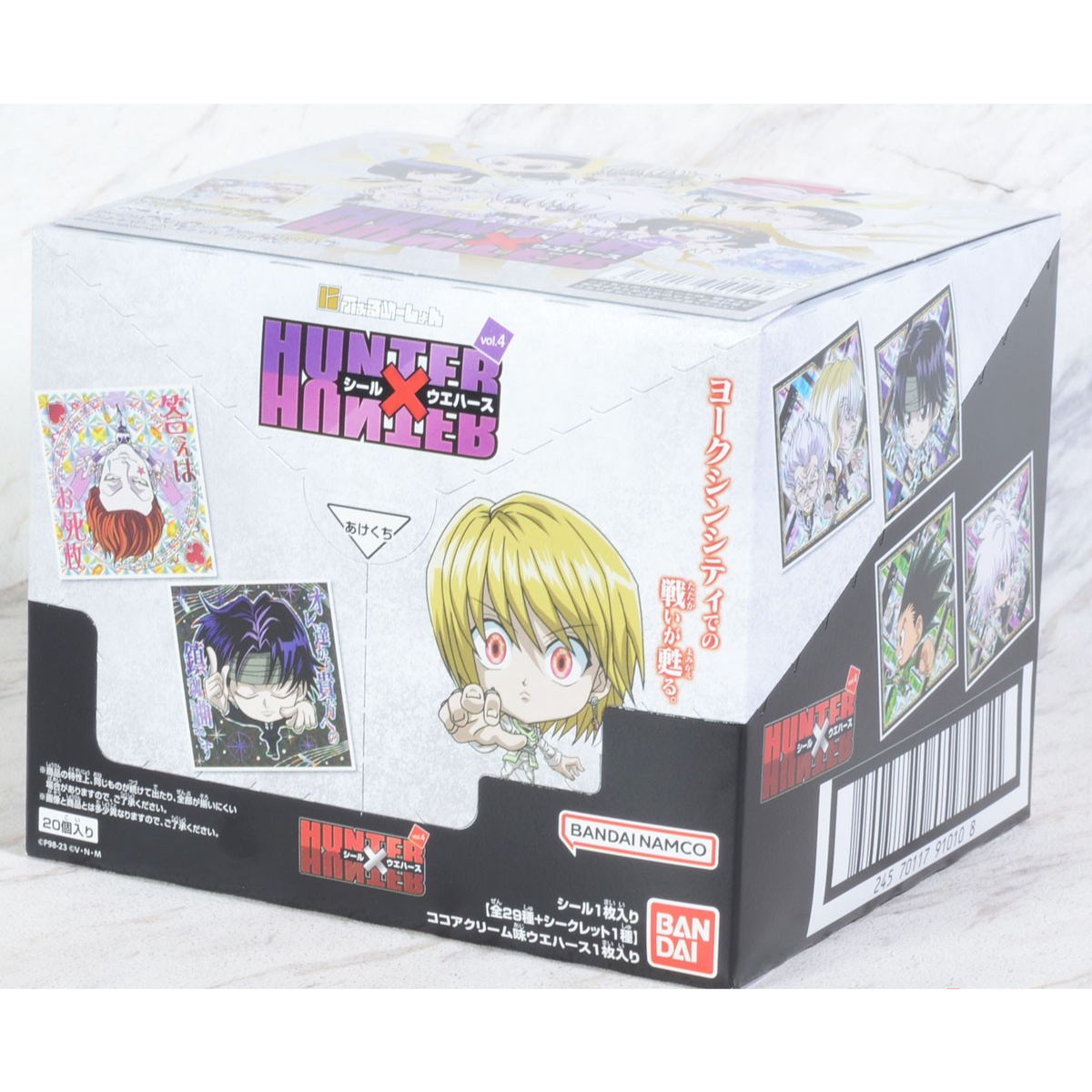 Hunter x Hunter Deformed Seal Wafers Vol. 4-Whole Box (20packs)-Bandai-Ace Cards &amp; Collectibles