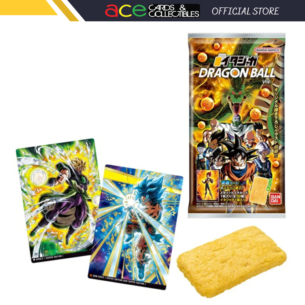 ITAJAGA Dragon Ball Biscuit Vol.7-Single Pack (Random)-Bandai-Ace Cards & Collectibles