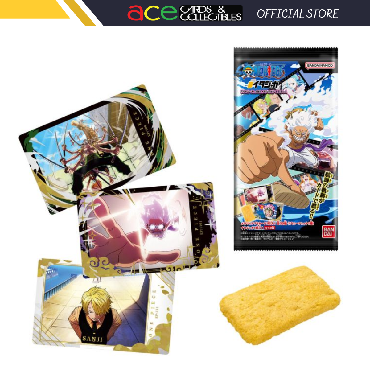 ITAJAGA One Piece With Bromide Log.4 Wafer-Single Pack (Random)-Bandai-Ace Cards & Collectibles