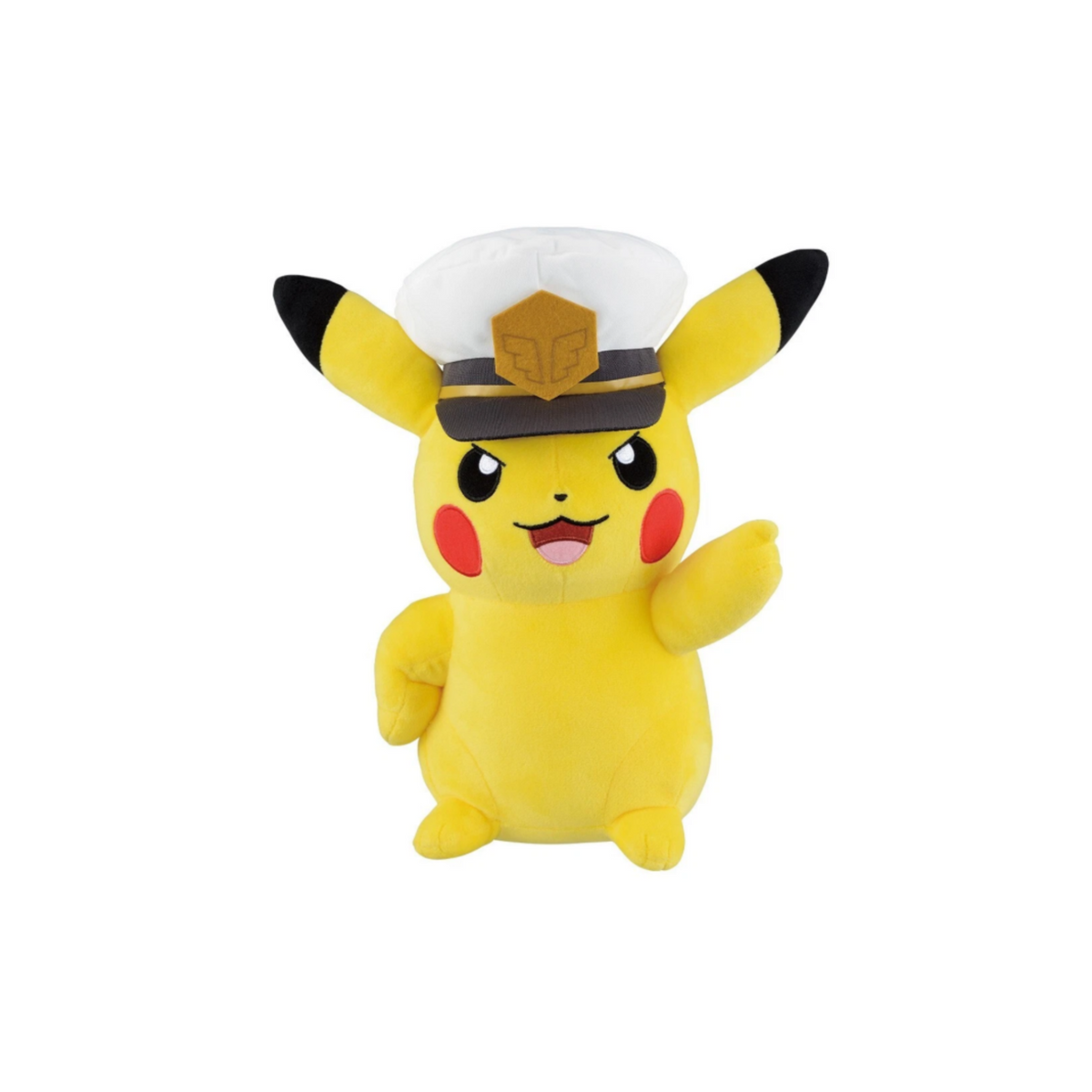 Ichiban Kuji Anime "Pokémon" Last One Prize Captain Pikachu Plush Toy-Bandai-Ace Cards & Collectibles