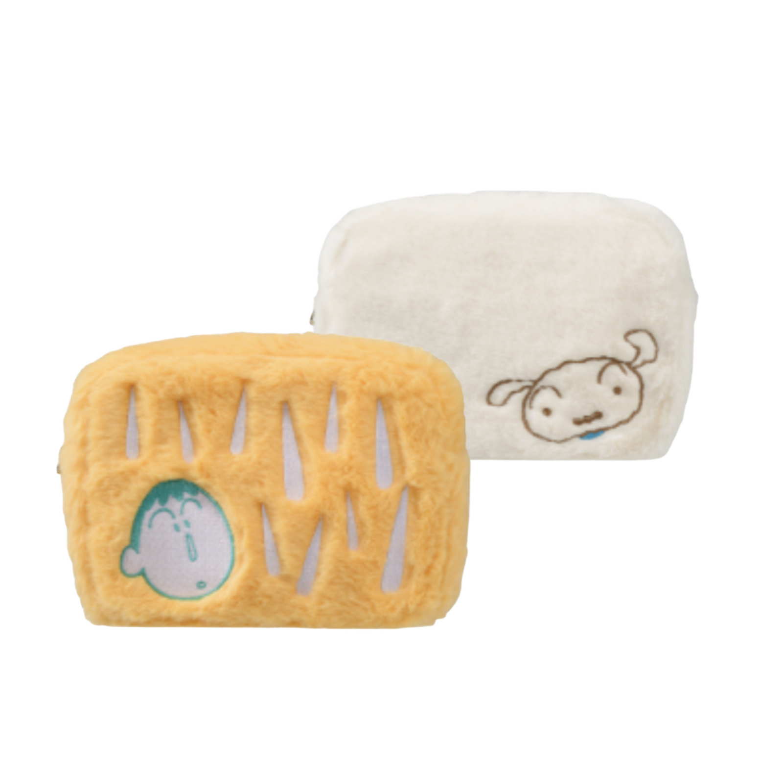 Ichiban Kuji Crayon Shin-chan ~My Memories Collection~ C Prize Fluffy pouch-Xiao Bai-Bandai-Ace Cards & Collectibles