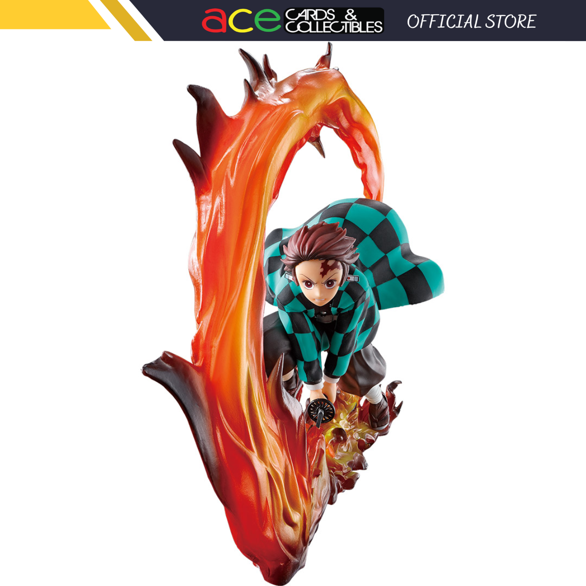 Ichiban Kuji Demon Slayer: Kimetsu no Yaiba ~Sword and fire up your heart~ A Prize / D Prize-A Prize-Bandai-Ace Cards & Collectibles