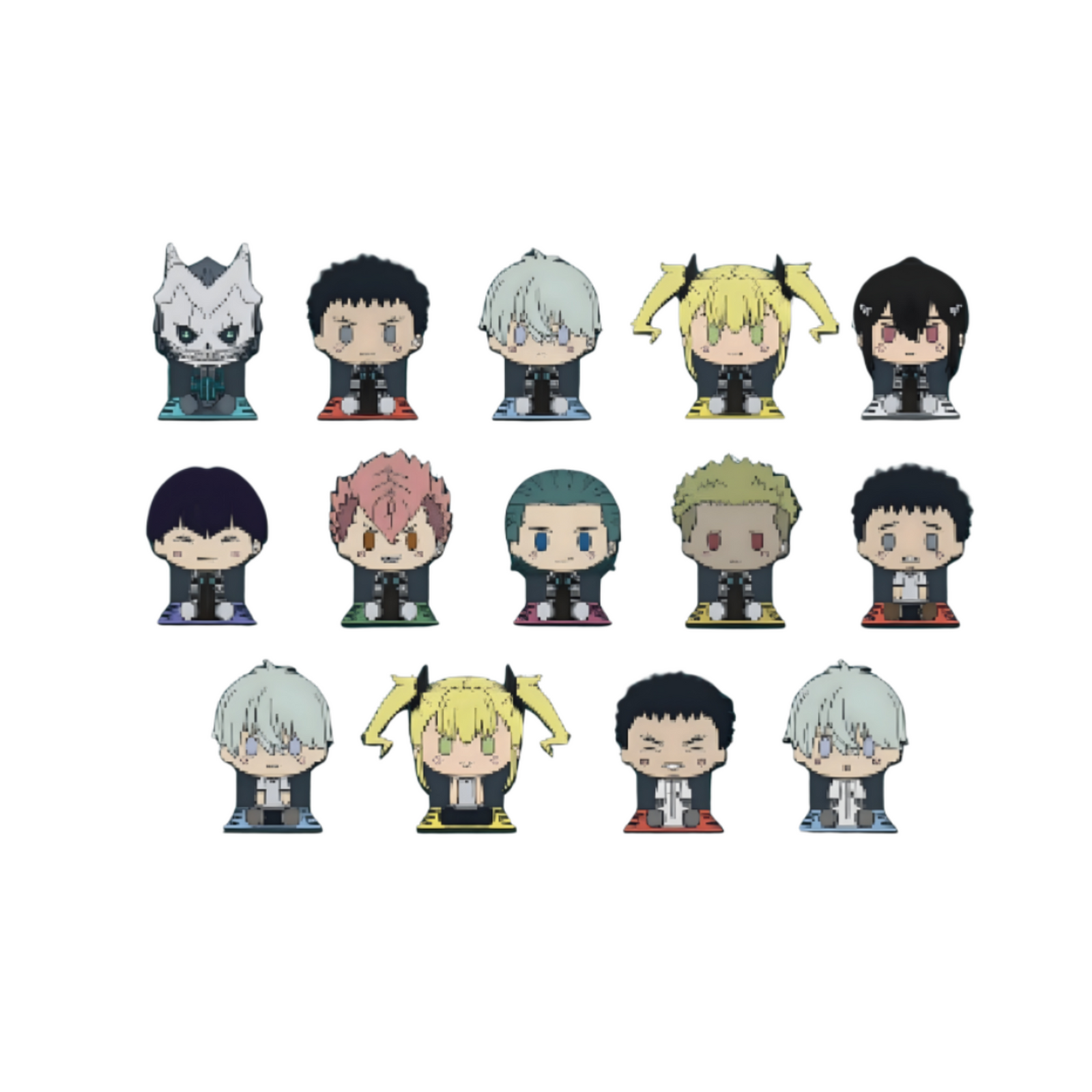 Ichiban Kuji Ichiban Kuji Kaiju No.8 First - "H Prize - Chocokko Rubber Stand Collection"-Bandai-Ace Cards & Collectibles