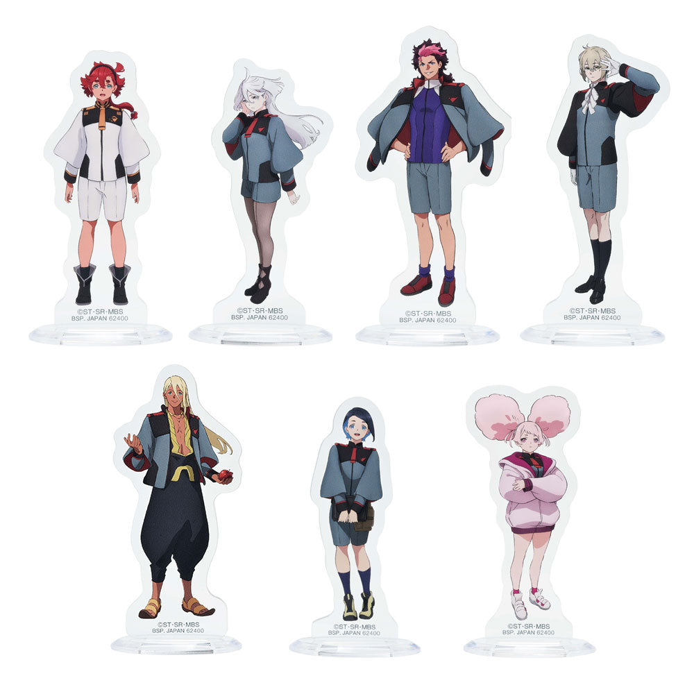 Ichiban Kuji Mobile Suit Gundam The Witch From Mercury ~ "F Prize - F Prize Acrylic Stand-Bandai-Ace Cards & Collectibles