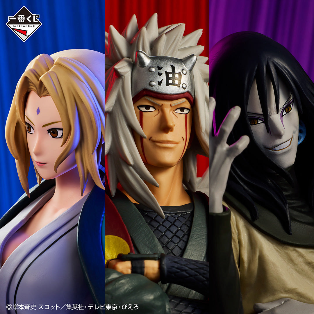 Ichiban Kuji Naruto Shippuden Legendary Sannin-Bandai-Ace Cards &amp; Collectibles