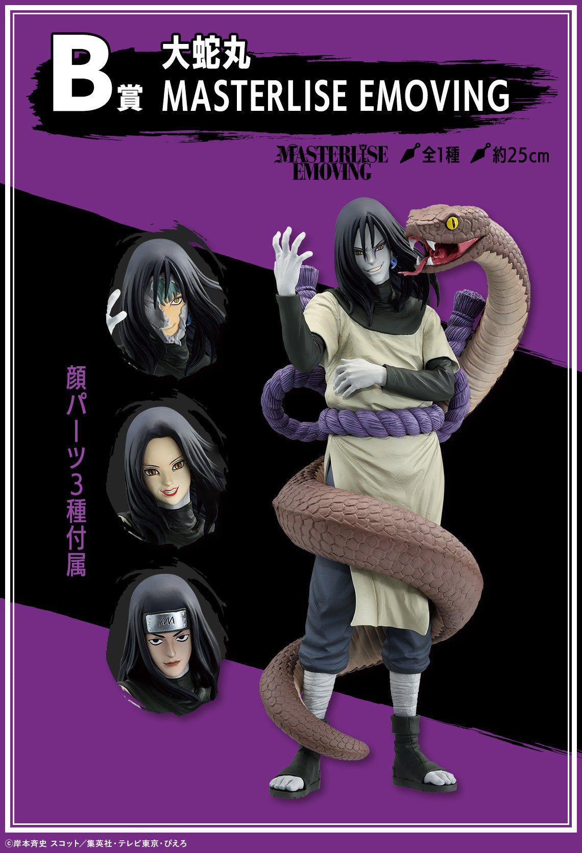 Ichiban Kuji Naruto Shippuden Legendary Sannin-Bandai-Ace Cards &amp; Collectibles