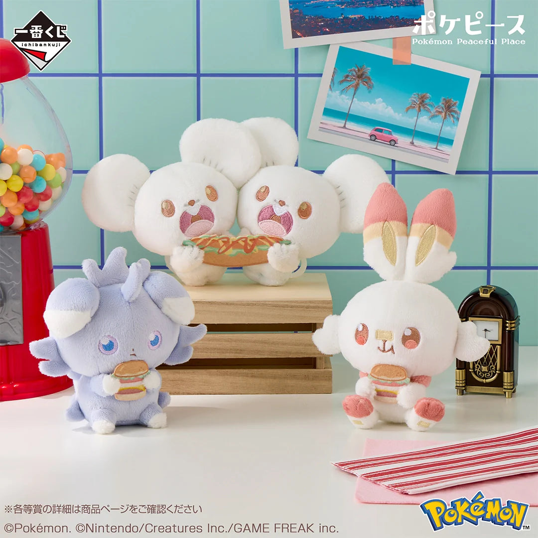 Ichiban Kuji Pokemon Peaceful -Welcome to The "PEACE" Diner-Bandai-Ace Cards & Collectibles