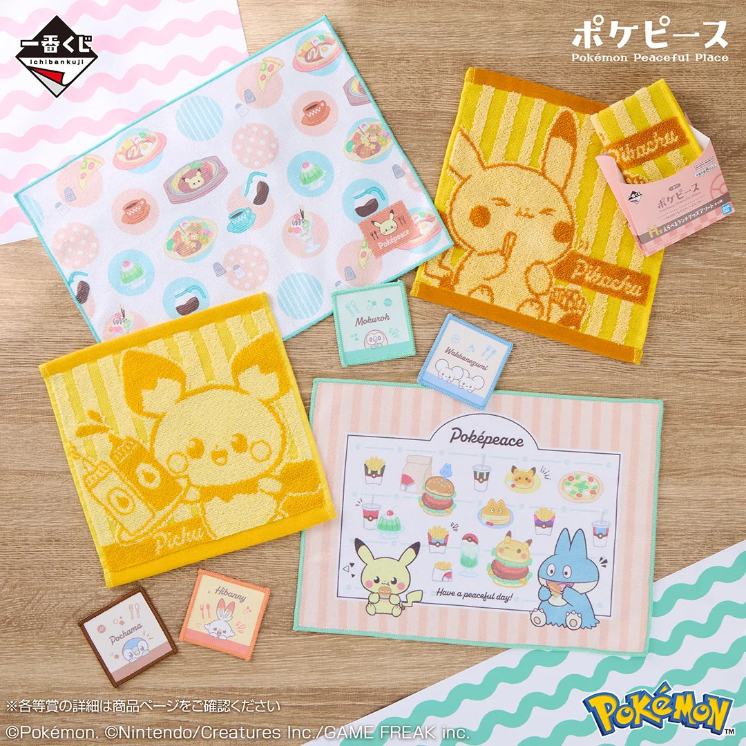 Ichiban Kuji Pokemon Peaceful -Welcome to The "PEACE" Diner-Bandai-Ace Cards & Collectibles