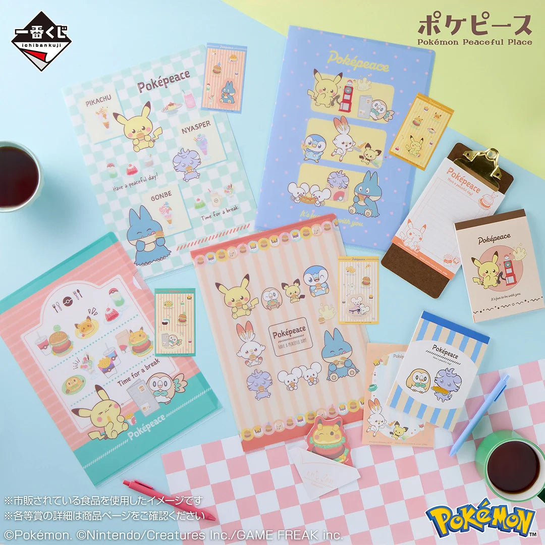 Ichiban Kuji Pokemon Peaceful -Welcome to The "PEACE" Diner-Bandai-Ace Cards & Collectibles