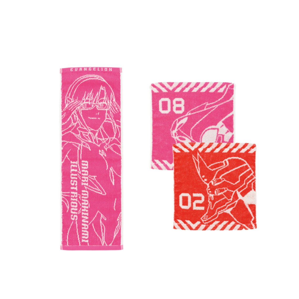 Ichiban Kuji Shin Evangelion Movie Version-First Unit, Sortie! "Prize G" - Towel or Handkerchief-Mari Makinami-Bandai-Ace Cards & Collectibles