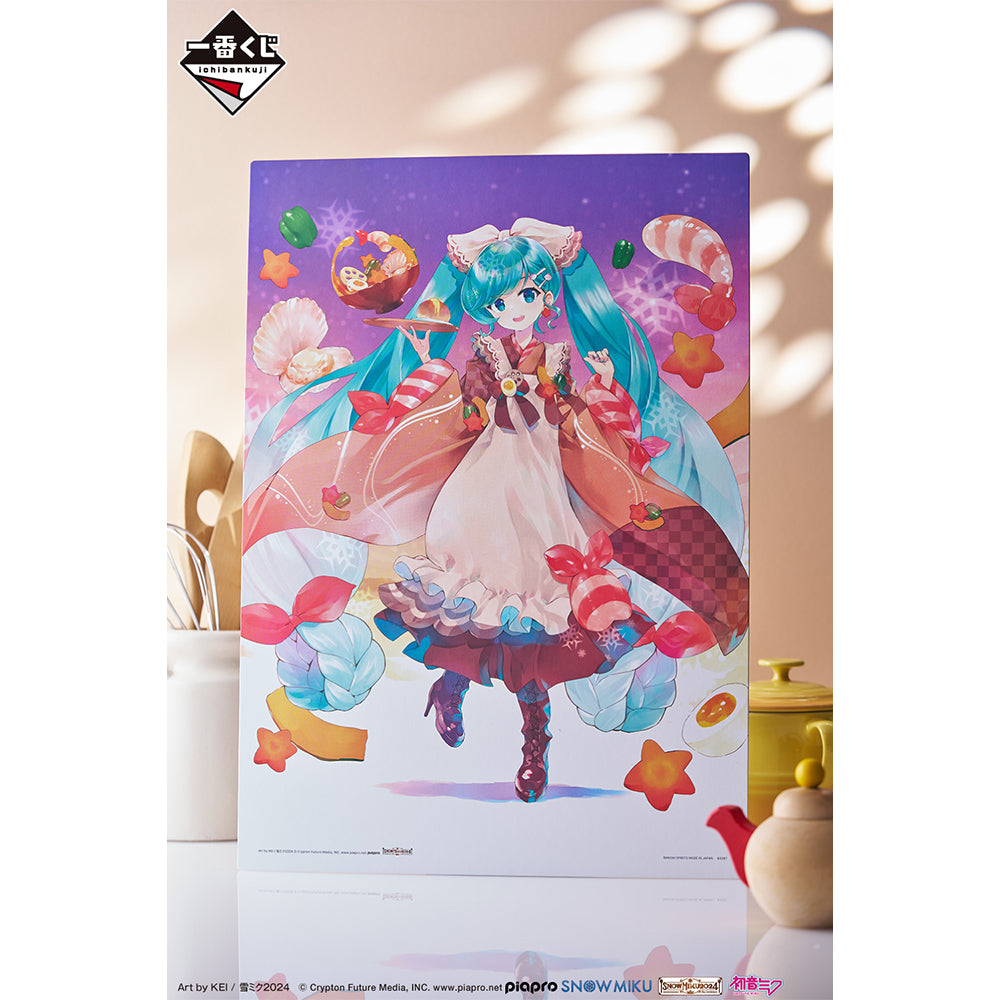 Ichiban Kuji Snow Miku ~SNOW MIKU~ Second Season "Last Prize Pearl Color Ver. / Illustration Board"-Last Prize-Bandai-Ace Cards & Collectibles