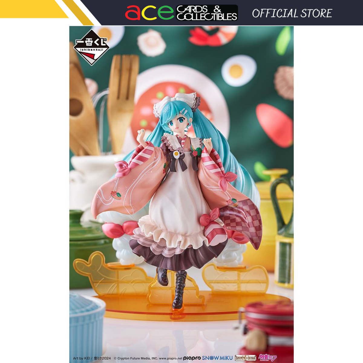 Ichiban Kuji Snow Miku ~SNOW MIKU~ Second Season "Last Prize Pearl Color Ver. / Illustration Board"-Last Prize-Bandai-Ace Cards & Collectibles