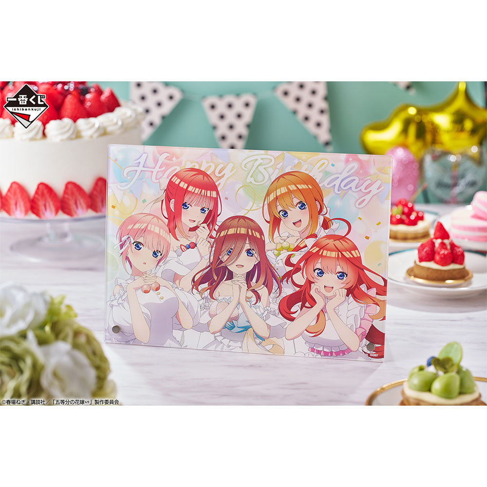 Ichiban Kuji The Quintessential Quintuplets Celebration "A Prize/B Prize/C Prize/D Prize/E Prize/Last Prize"-Last Prize-Bandai-Ace Cards & Collectibles
