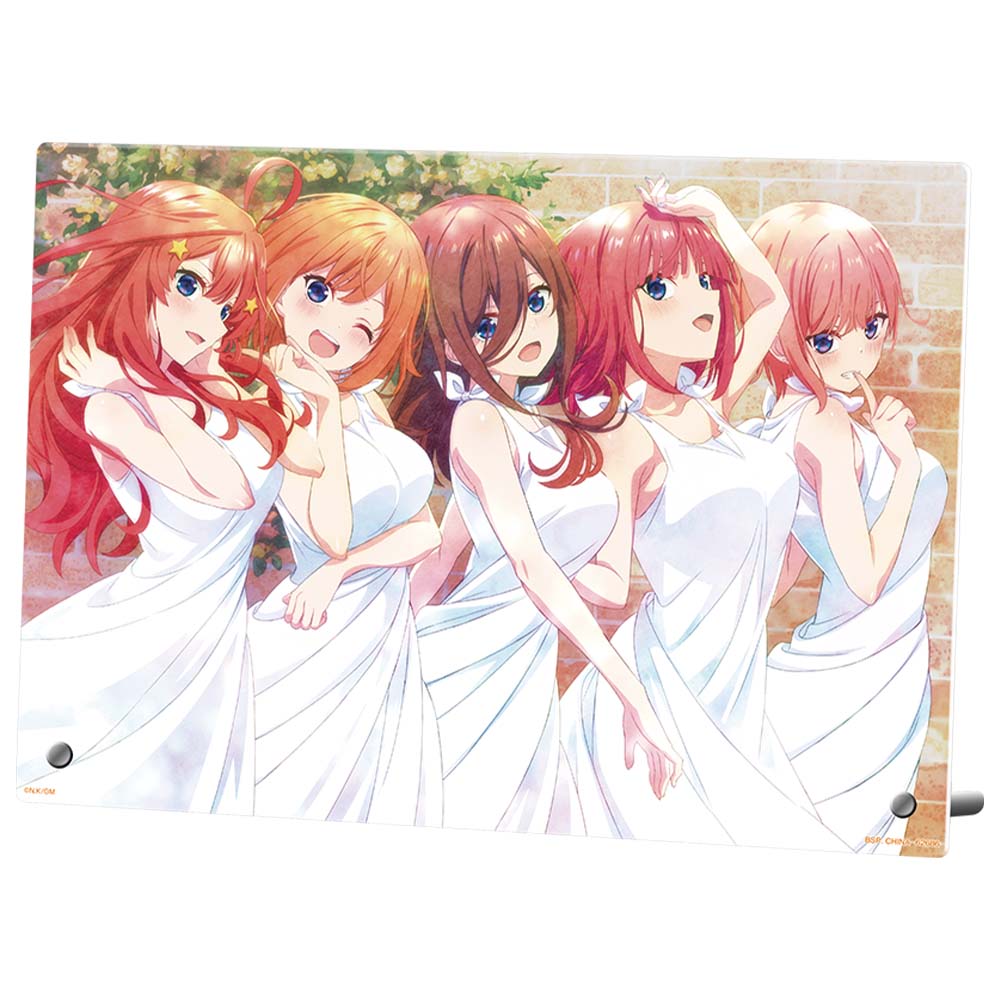 Ichiban Kuji The Quintessential Quintuplets The Movie! ~Encounter Trajectory A Prize / D Prize / F Prize / Last Prize-Acrylic board (Last)-Bandai-Ace Cards &amp; Collectibles