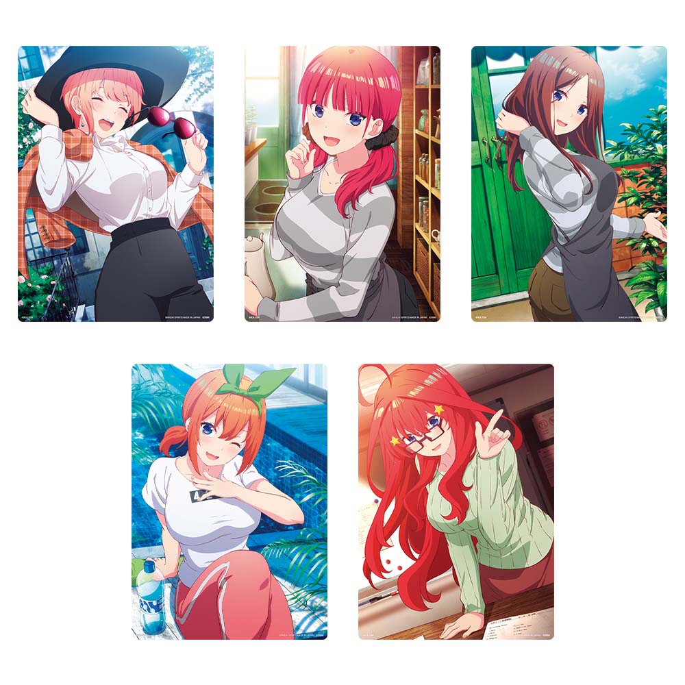 Ichiban Kuji The Quintessential Quintuplets The Movie! ~Encounter Trajectory A Prize / D Prize / F Prize / Last Prize-Prize Board (F)-Bandai-Ace Cards &amp; Collectibles