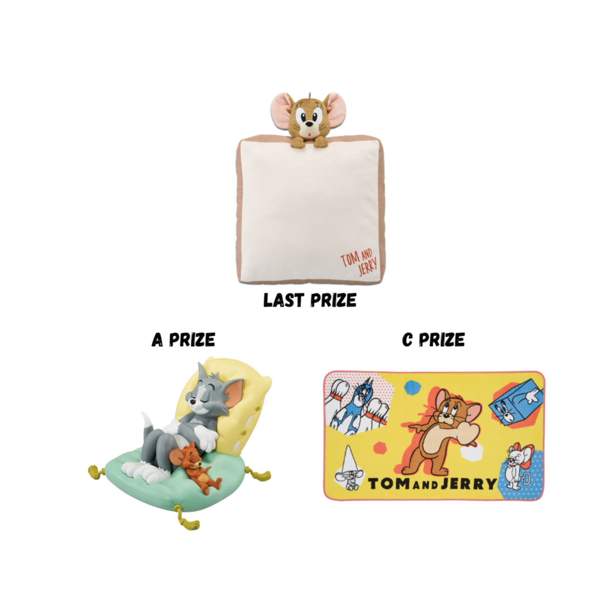 Ichiban Kuji Tom and Jerry ~Always Together Morning Till Night~ "A / C / Last Prize"-Last Prize-Bandai-Ace Cards & Collectibles