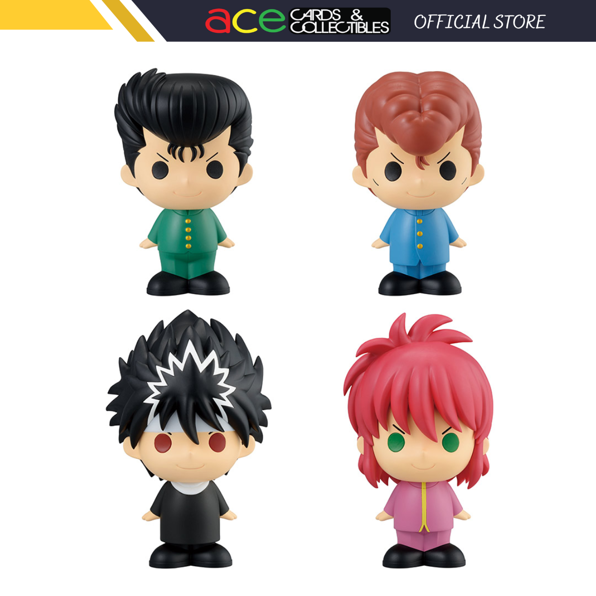 Ichiban Kuji Yu Yu Hakusho Dark Martial Arts Tournament Edition "E Prize" SOFVICchu Random-Bandai-Ace Cards & Collectibles