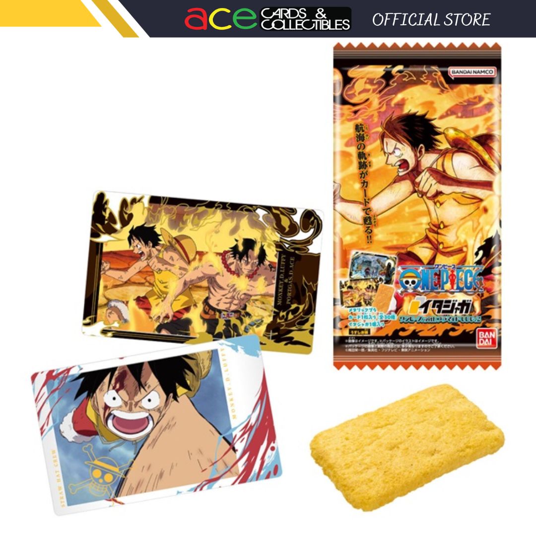Itajaga One Piece with Bromide Metallic Card Collection Log.2 Wafer-Single Pack (Random)-Bandai-Ace Cards &amp; Collectibles