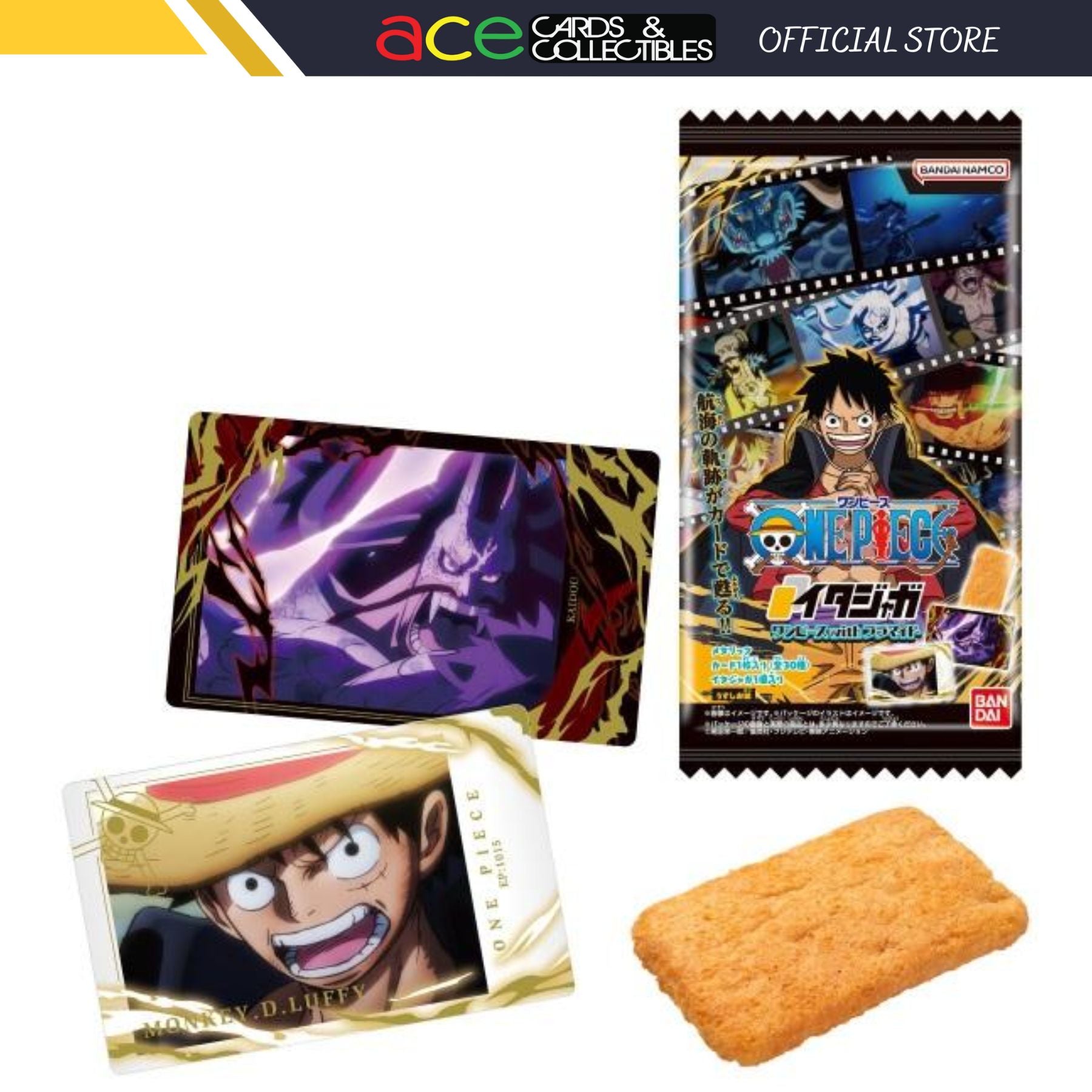 Itajaga One Piece with Pulamide Wafer-Single Pack (Random)-Bandai-Ace Cards & Collectibles