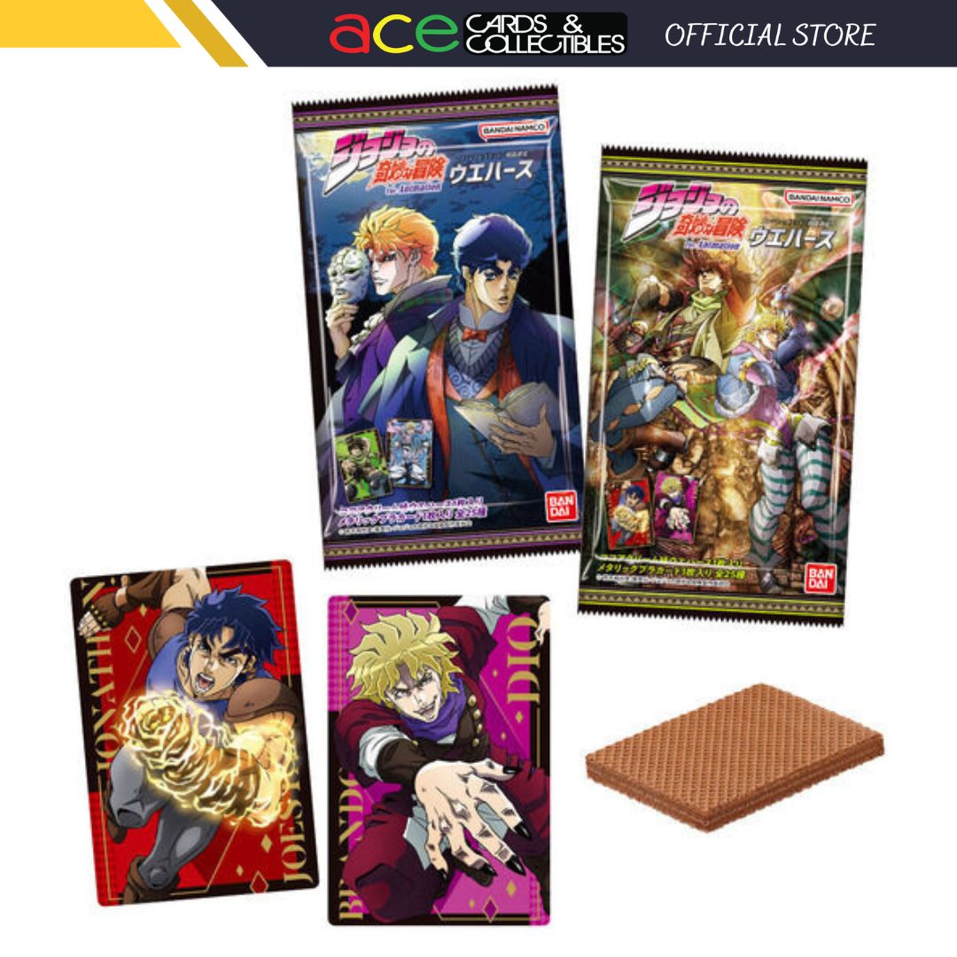 JoJo's Bizarre Adventure Adventure Phantom Blood / Battle Tendency Wafer-Single Pack (Random)-Bandai-Ace Cards & Collectibles