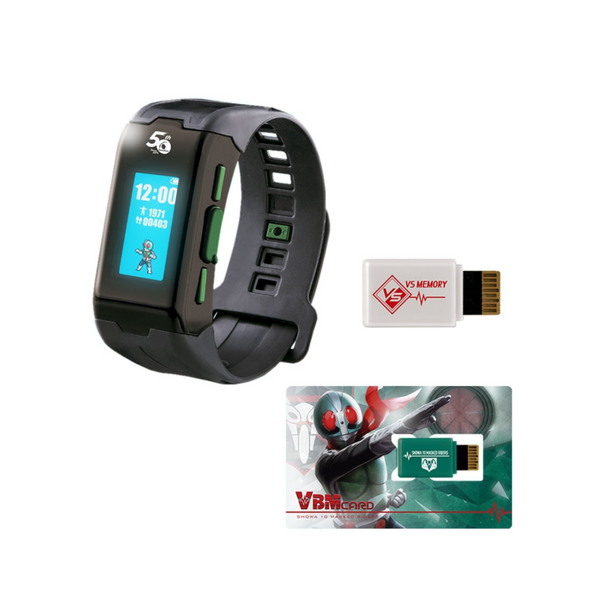 Kamen Rider 50th Anniversary [Vital Bracelet Characters Showa 10 Masked Riders PBandai / Kuuga / VBM Card Set Vol 1]-VB Set 50th Edition-Bandai-Ace Cards & Collectibles