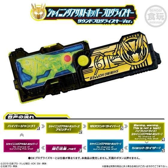 Kamen Rider Sound Progrise Series SG Progrise Key 05-1. Flaming Tiger Progress Key-Bandai-Ace Cards & Collectibles