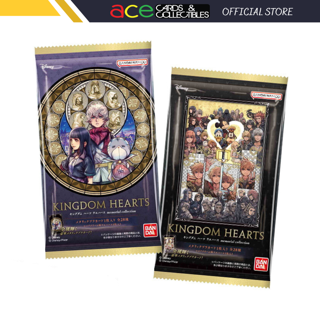 Kingdom Hearts Wafer Memorial Collection-Single Pack (Random)-Bandai-Ace Cards &amp; Collectibles