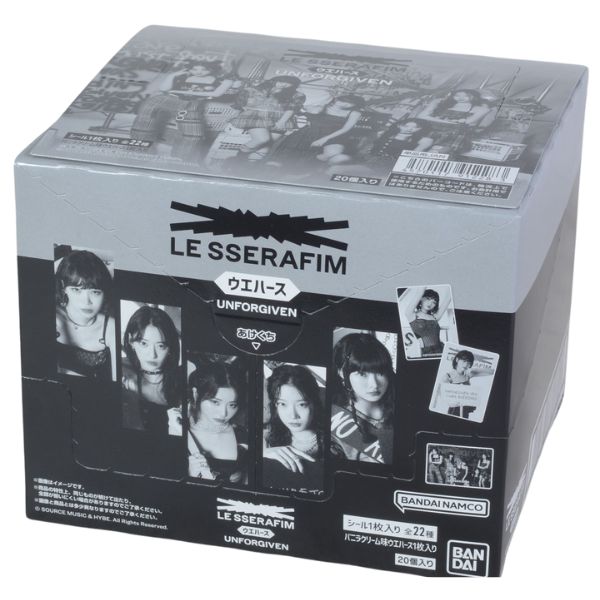 Le Sserafim Wafer-Whole Box (20packs)-Bandai-Ace Cards &amp; Collectibles