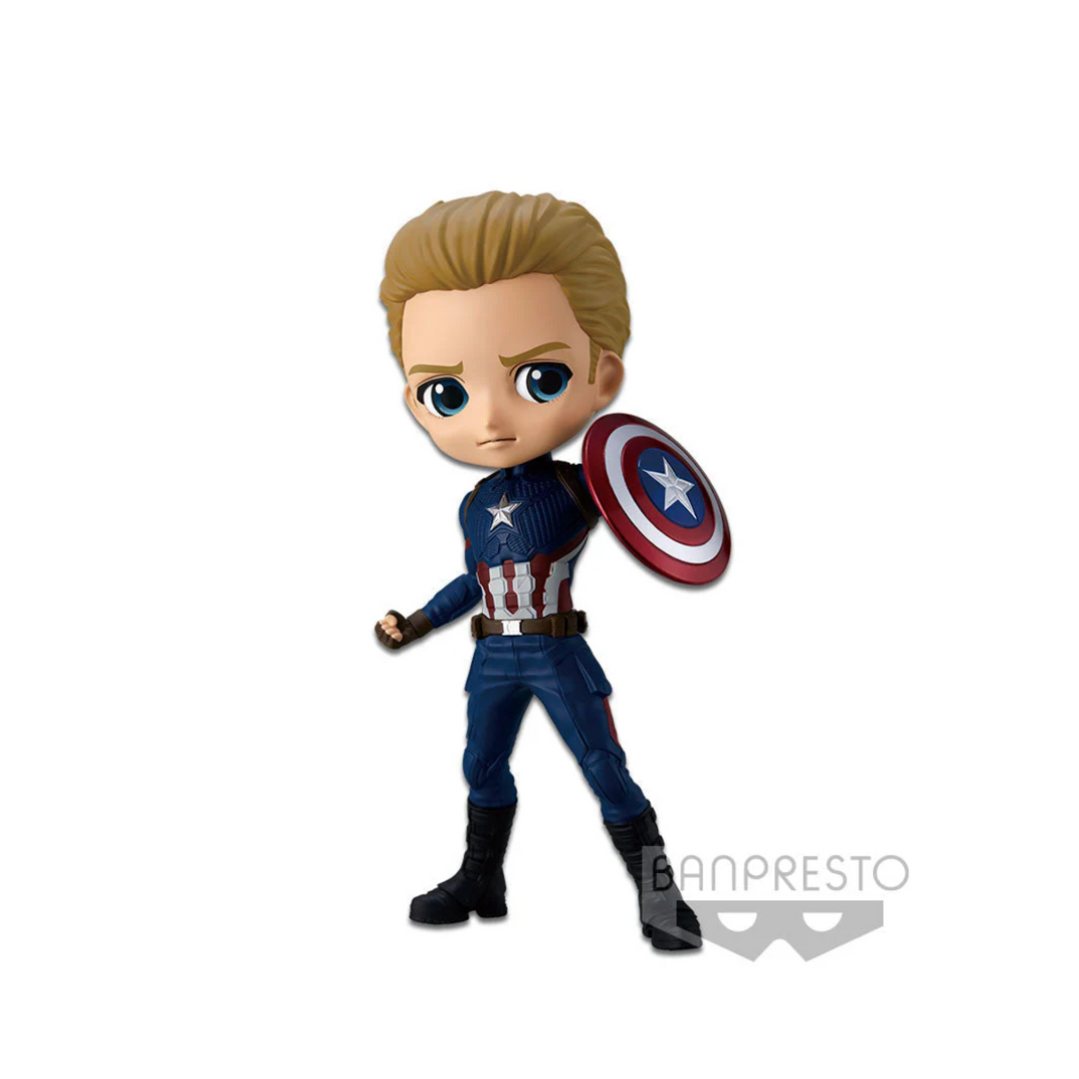 Marvel Q Posket "Captain America" (Ver. B)-Bandai-Ace Cards & Collectibles