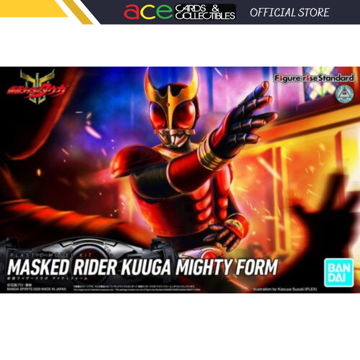 Masked Rider Figure-rise Standard Kuuga Mighty Form-Bandai-Ace Cards & Collectibles