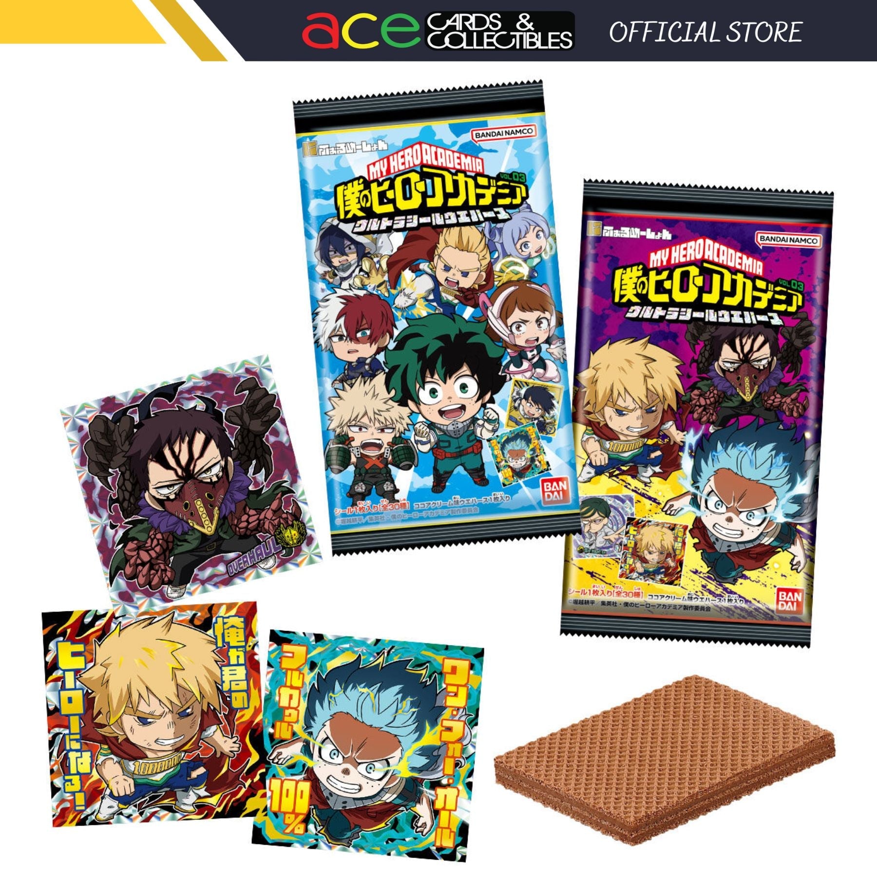 My Hero Academia Card Collection Wafer 3-Single Pack (Random)-Bandai-Ace Cards & Collectibles