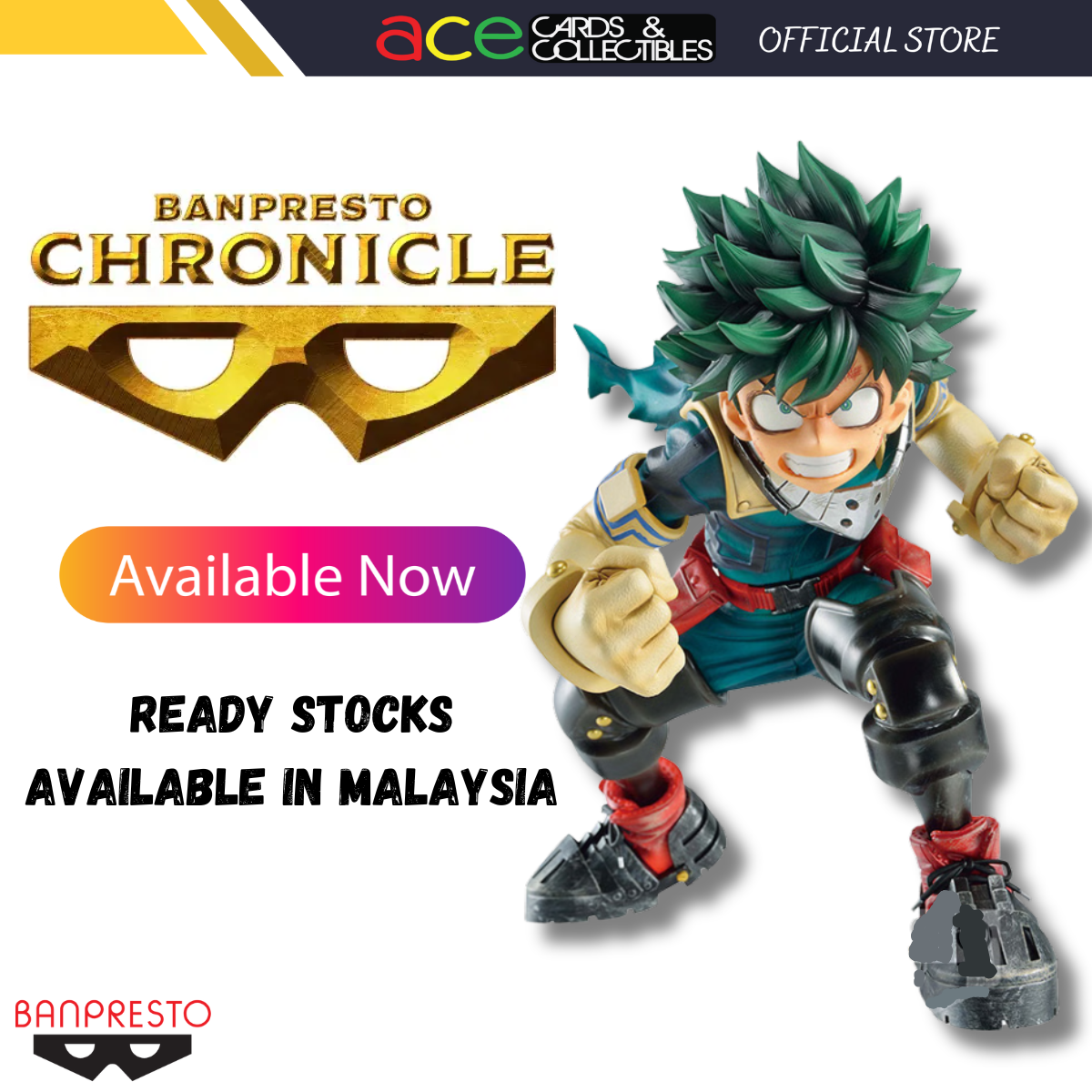 My Hero Academia Chronicle Super Master Stars &quot;Izuku Midoriya&quot;-Bandai-Ace Cards &amp; Collectibles