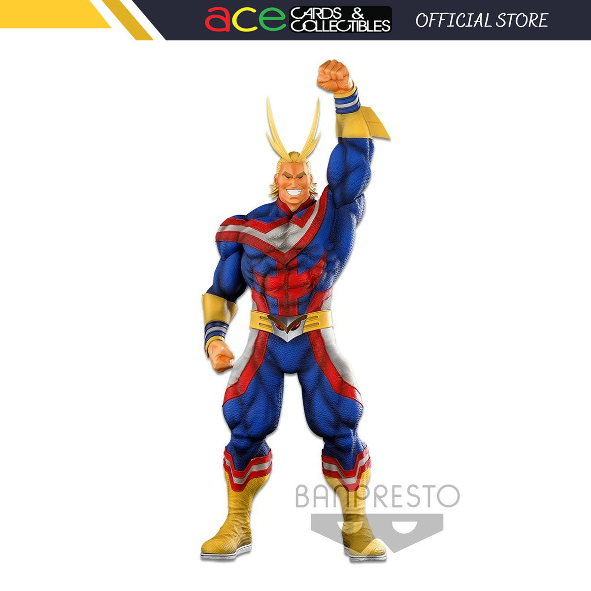 My Hero Academia World Figure Colosseum SMSP &quot;All Might&quot; (The Brush Ver.)-Bandai-Ace Cards &amp; Collectibles